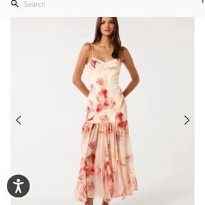 Floral Spaghetti Strap Dress